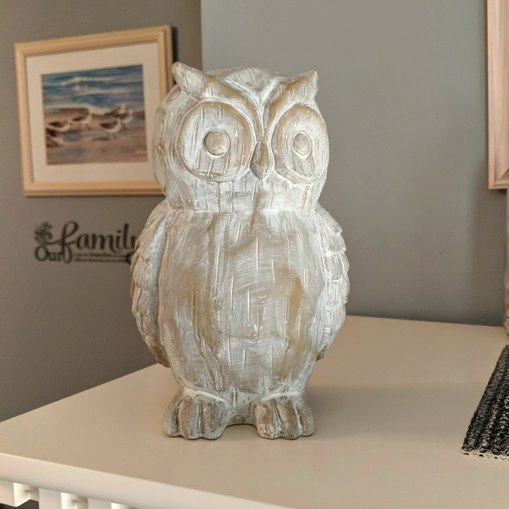 Ceramic owl figure